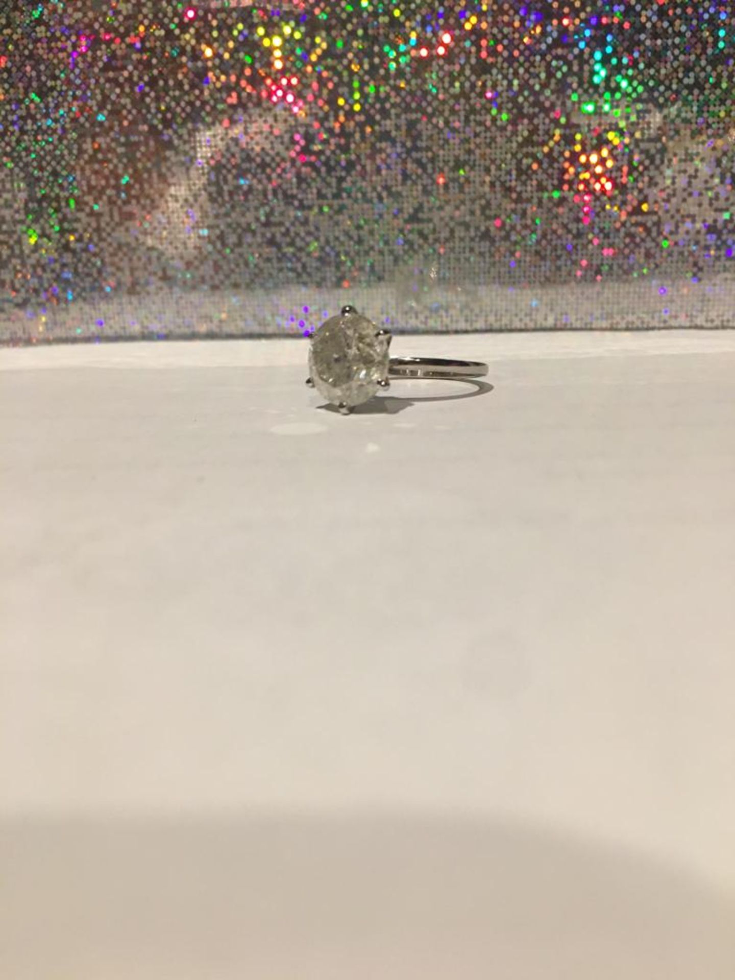 5.04 CT DIAMOND RING - Image 6 of 10