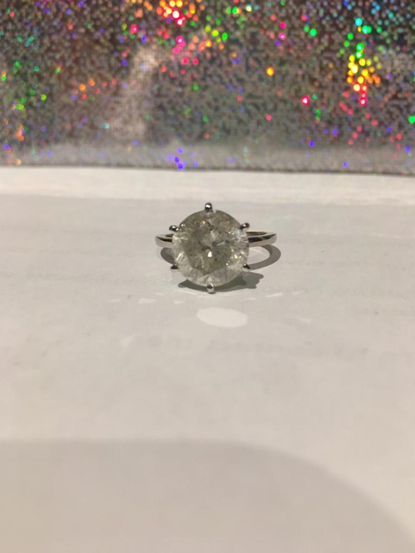 5.04 CT DIAMOND RING - Image 2 of 10