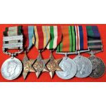 An Indian Army cavalry & British Army Ghurkha officers pre and post WW2 group of 7 medals