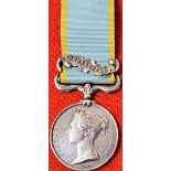 Crimea Medal 1854 -1856 to Colour Serjeant C. Davis