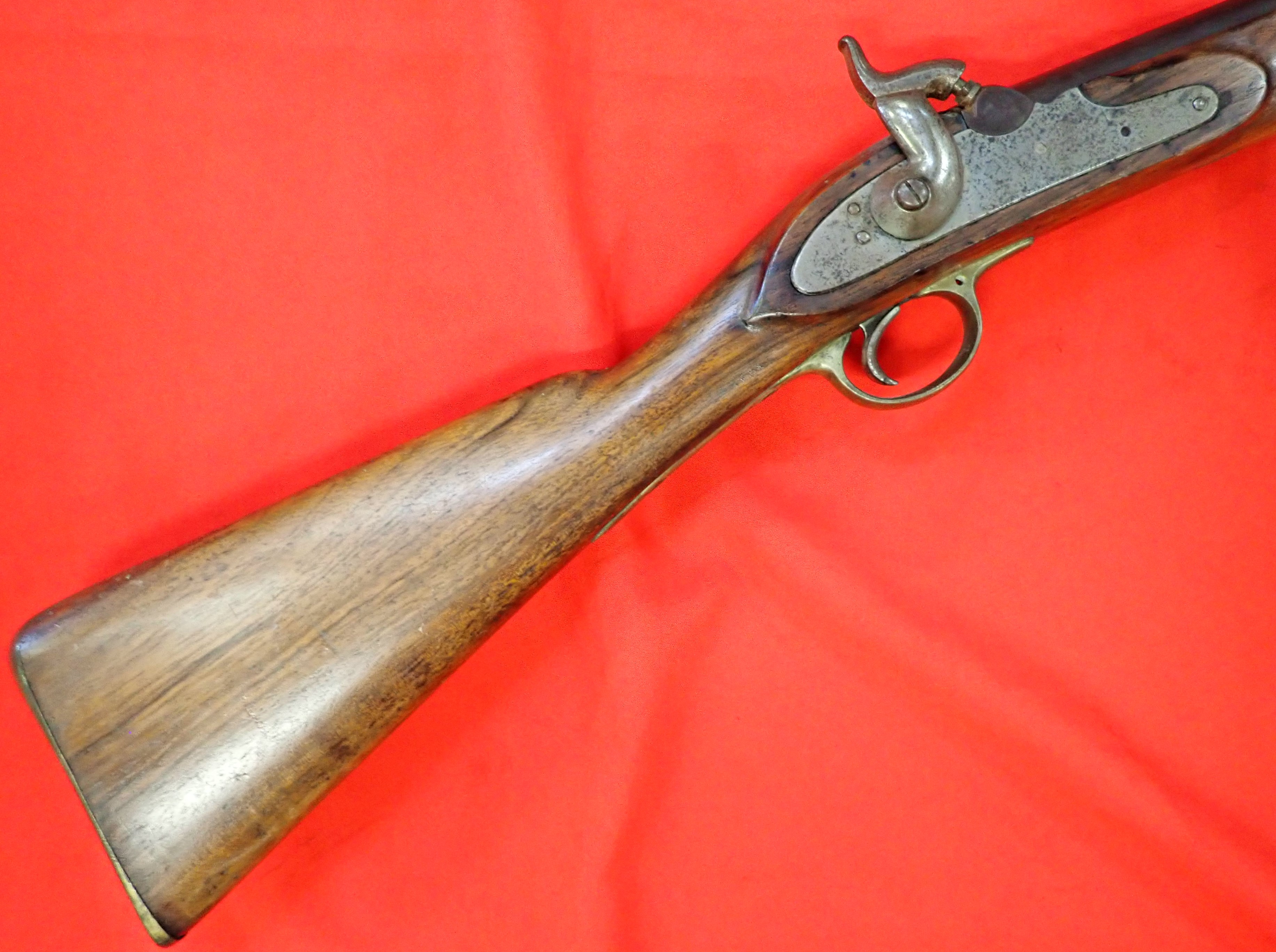 1820s English black powder musket converted percussion 1840s - Image 3 of 9