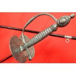 1750’s 1800s English or French small sword & scabbard