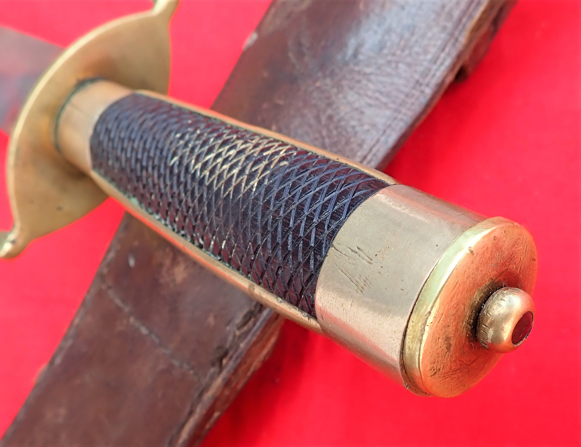 1880s late Victorian British naval midshipman’s dirk knife. - Image 10 of 13
