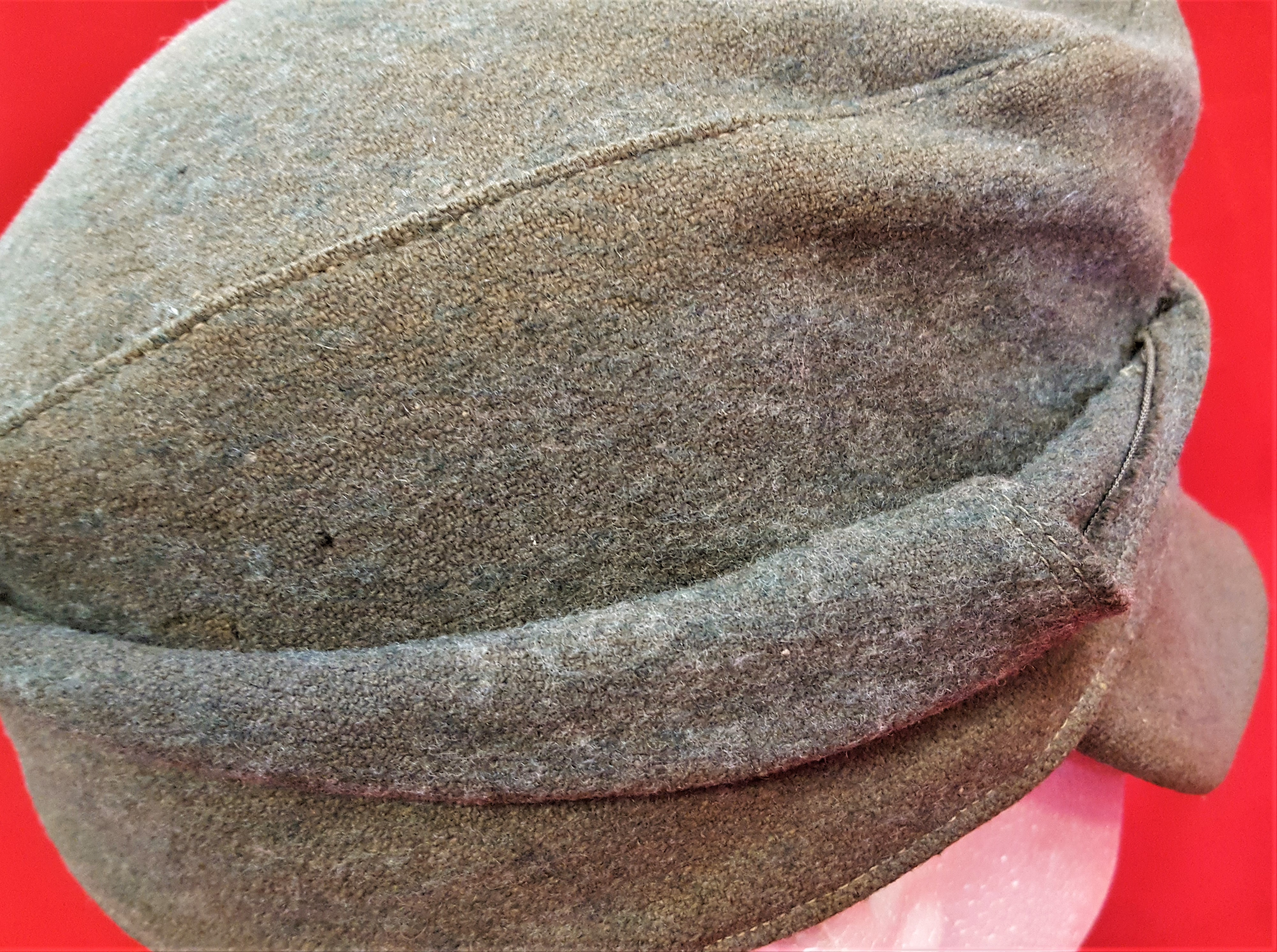 WW2 M43 German S.S. uniform field cap - Image 7 of 11