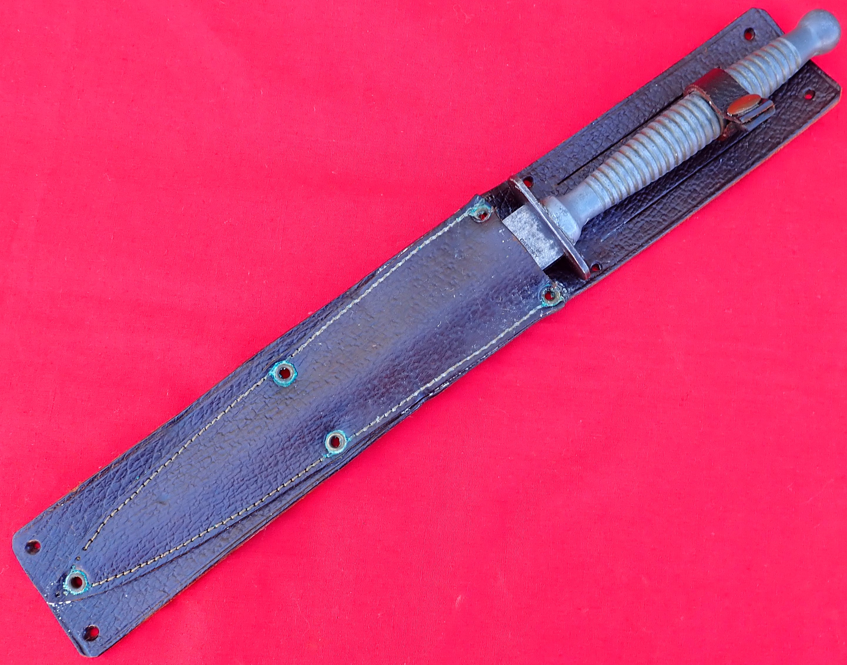 WW2 Australian commando dagger stiletto knife by Gregory Steel. - Image 13 of 13