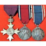 Order of the British Empire (O.B.E. - civil) medal group