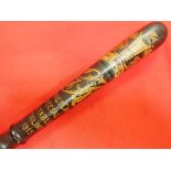 1915 King George V British sergeant’s presentation ‘billy club’ truncheon.