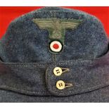 WW2 M43 German Army or Luftwaffe uniform ‘mountain troops’ field cap