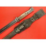 WW2 German N.S.K.K. K98 bayonet, scabbard & frog by Alec Coppel