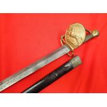 1800’s English sword & scabbard of the Yeoman Warders of the Tower of London