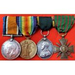 WW1 British Army group of medals to Corporal D. Collins, who served in Salonika
