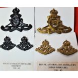 1930-42 Royal Australian Artillery Regiment badges (6)