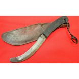 WW2 British Navy aircrew survival dinghy knife & scabbard.