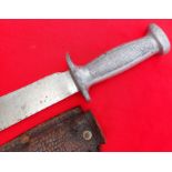 WW2 Vichy French knife & scabbard by Sabatier