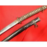 WW2 type 98 Japanese Army officer’s sword and scabbard