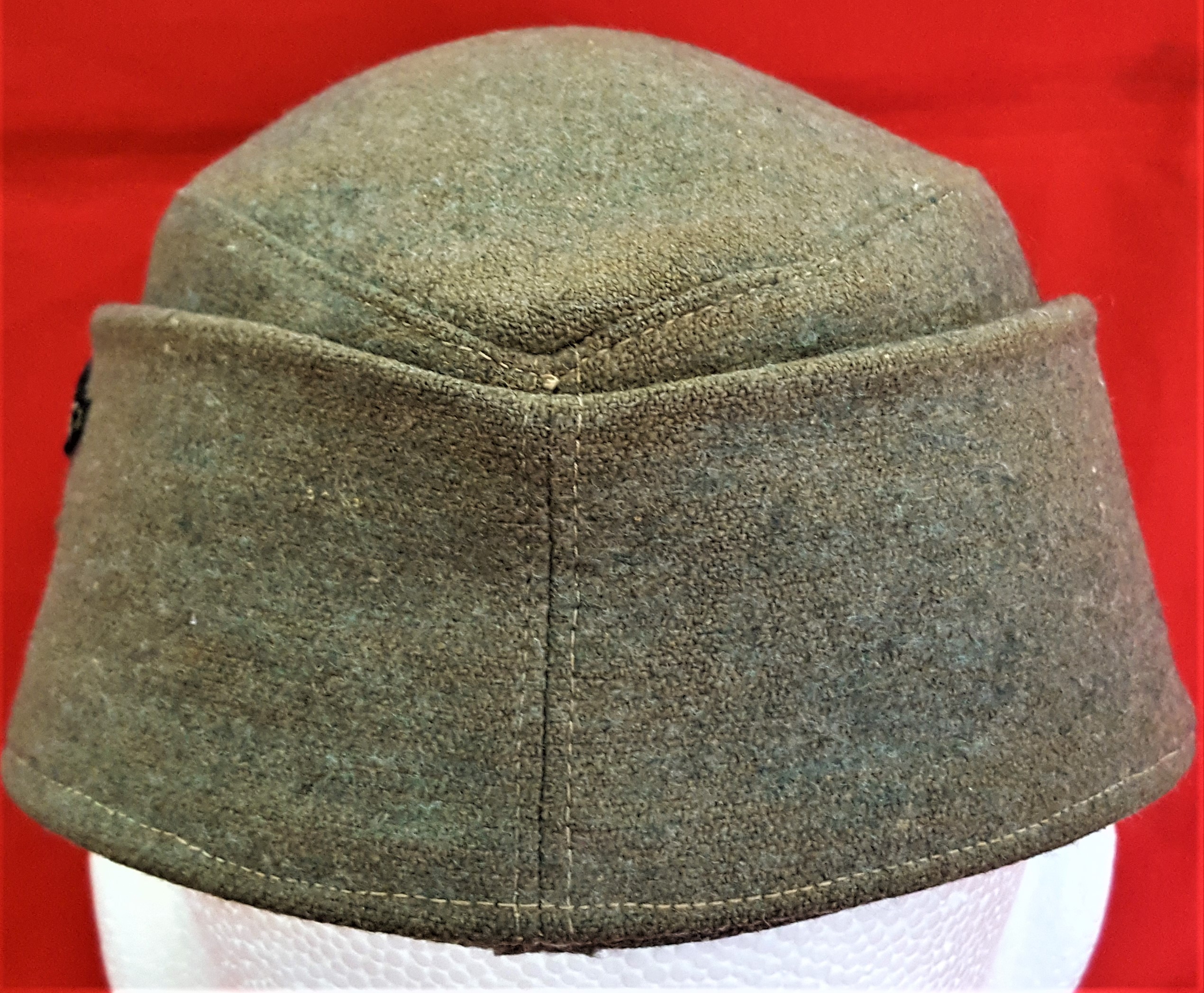 WW2 M43 German S.S. uniform field cap - Image 8 of 11