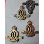 1930-42 Royal Military College collar badges (4)