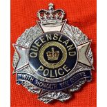 1980’s Queensland Police Cap badge