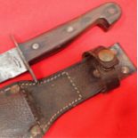 WW2 Australian Army combat utility knife & scabbard by East Bros.