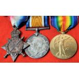 WW1 British Royal Navy Division medal group to Able Seaman F.C. Proctor, Howe Battalion