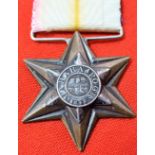 Victorian British Army Gwalior Star to Private J. Fincher 16th Lancers