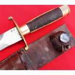 1880s late Victorian British naval midshipman’s dirk knife.