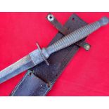 WW2 Australian commando dagger stiletto knife by Gregory Steel.