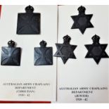 1930-42 Australian Army Chaplains Department badges (6)