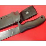 Exceptionally rare U.S. Mad Dog navy SEAL ATAK command special knife & scabbard