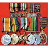 WW1 & WW2 Officers group of 7 medals to Lt. Colonel Welsford, a pre war London Barrister