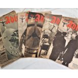 WW2 German ‘Der Adler’ magazines, French propaganda editions lot (6).