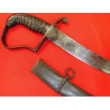 1800’s British Napoleonic War era light cavalry flankers sword & scabbard William Harvey Birmingham