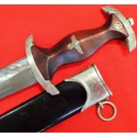 German S.A./N.S.K.K. 1933 1st pattern dagger & scabbard by Wagner & Lange