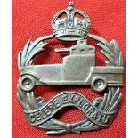 1930-42 1st Australian Armoured Car Regiment brass cap badge