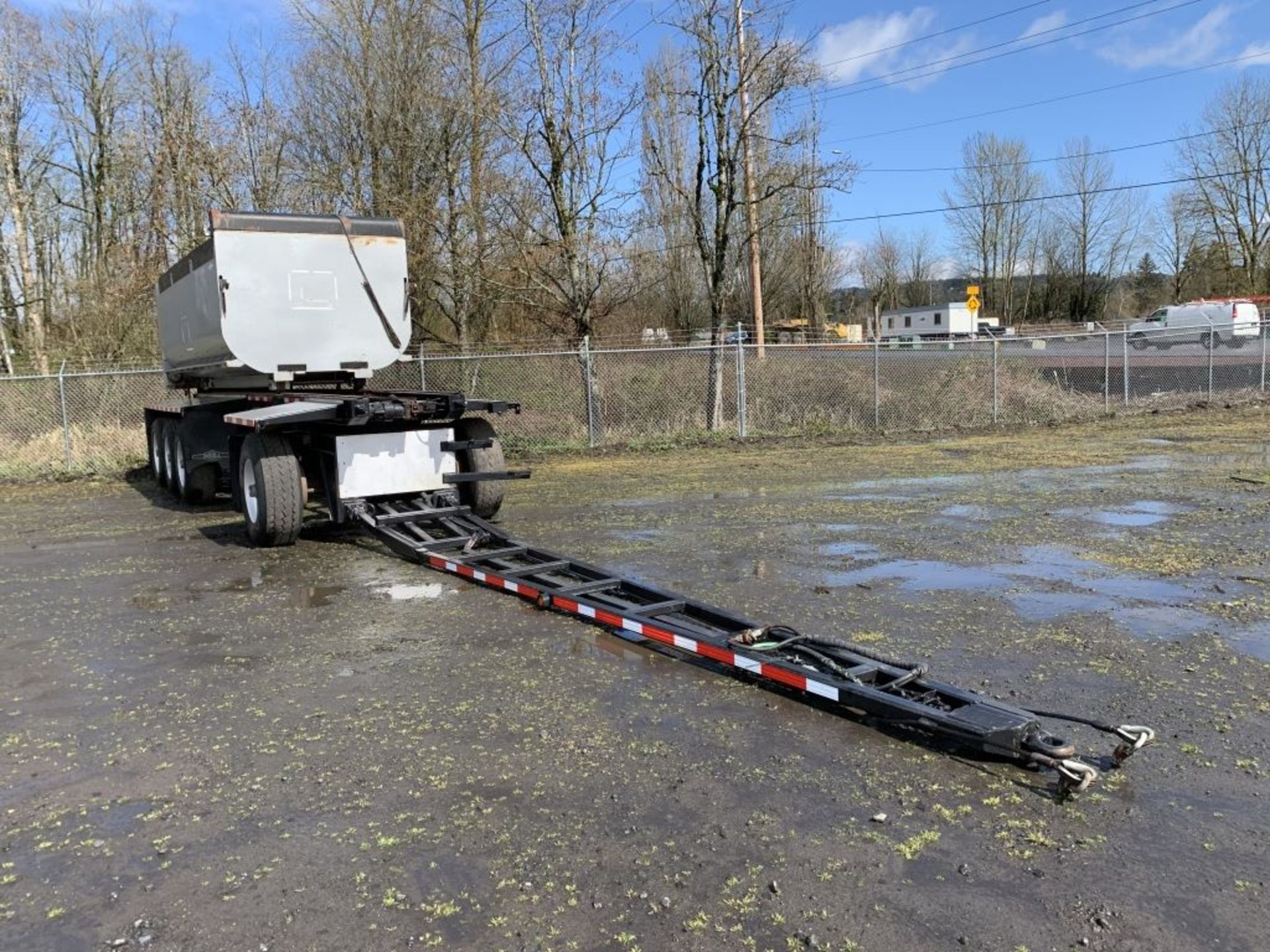 2002 Beall Quad Axle Transfer Trailer - Image 3 of 7