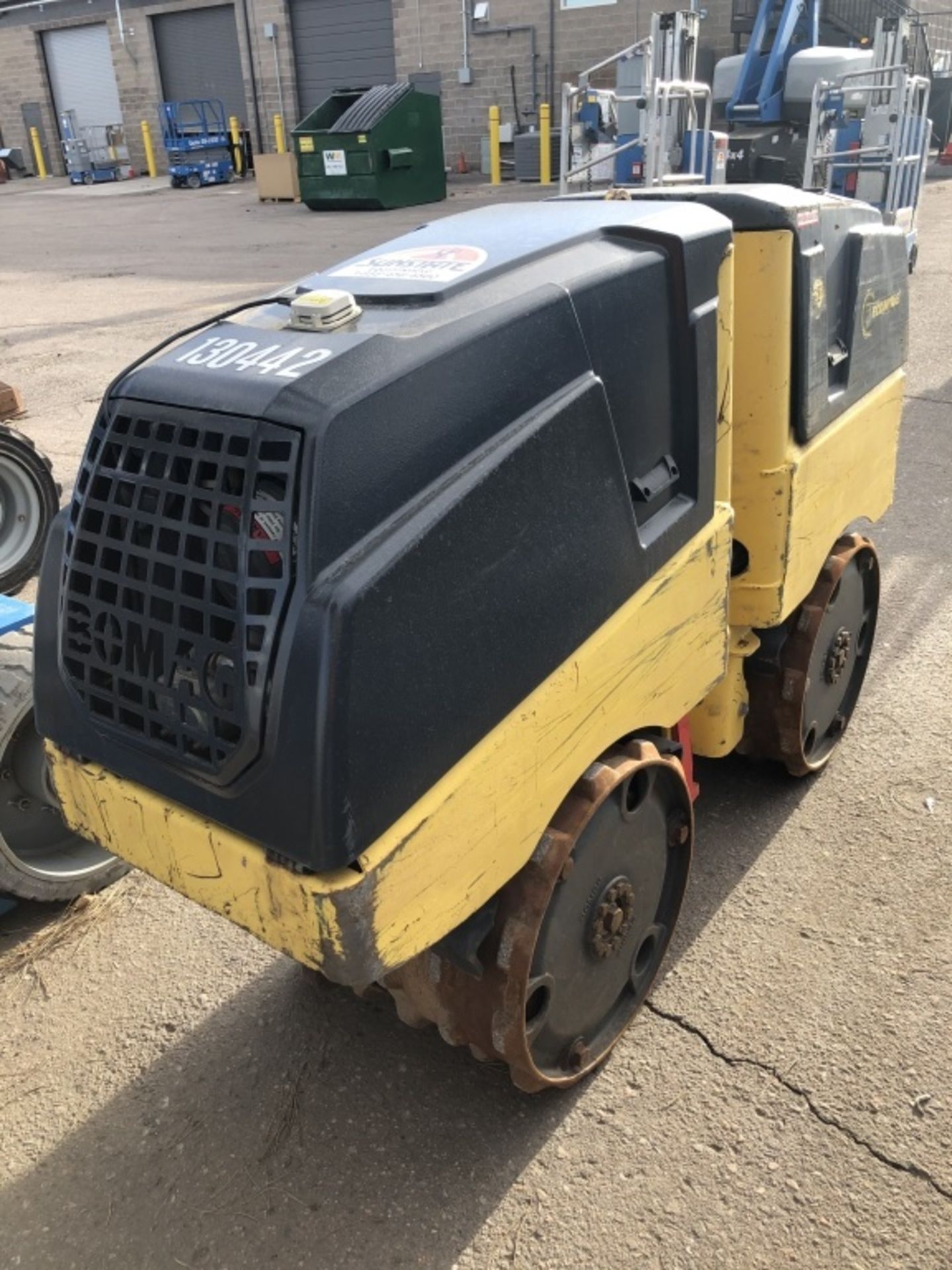 2014 Bomag BMP 8500 Trench Compactor