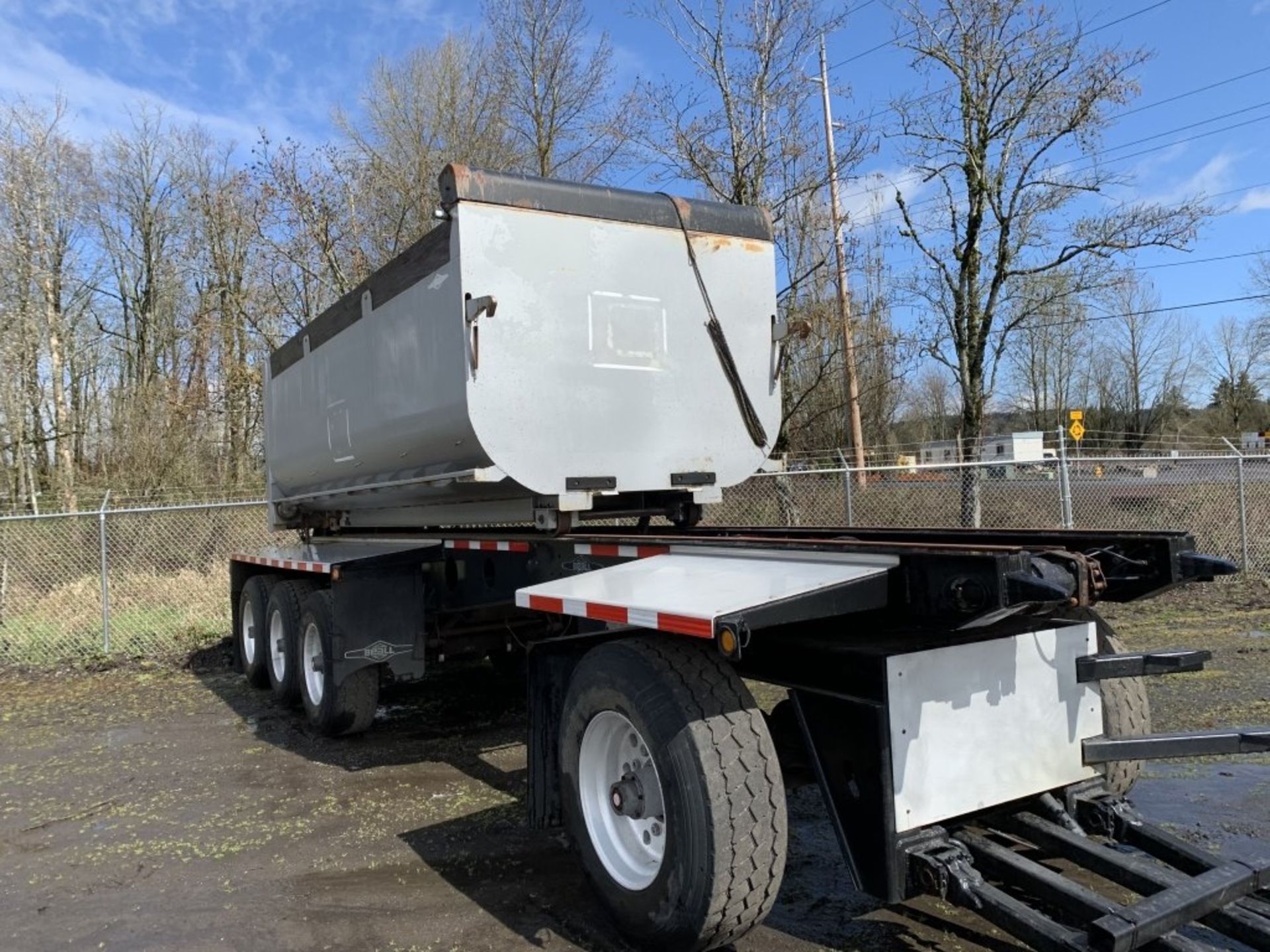 2002 Beall Quad Axle Transfer Trailer - Image 4 of 7