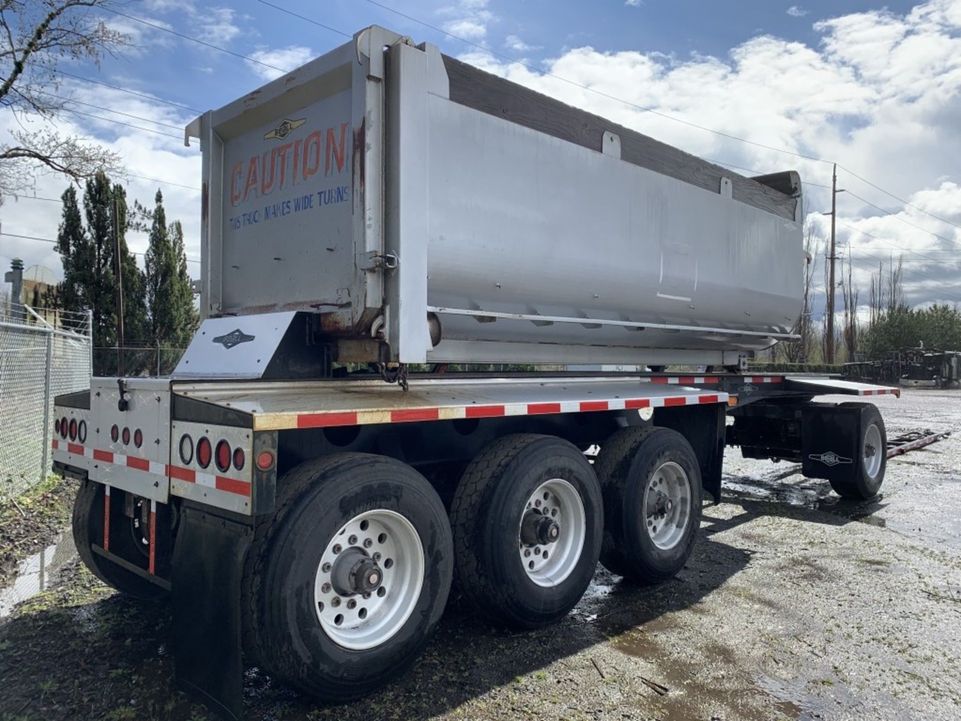 2002 Beall Quad Axle Transfer Trailer - Image 5 of 7