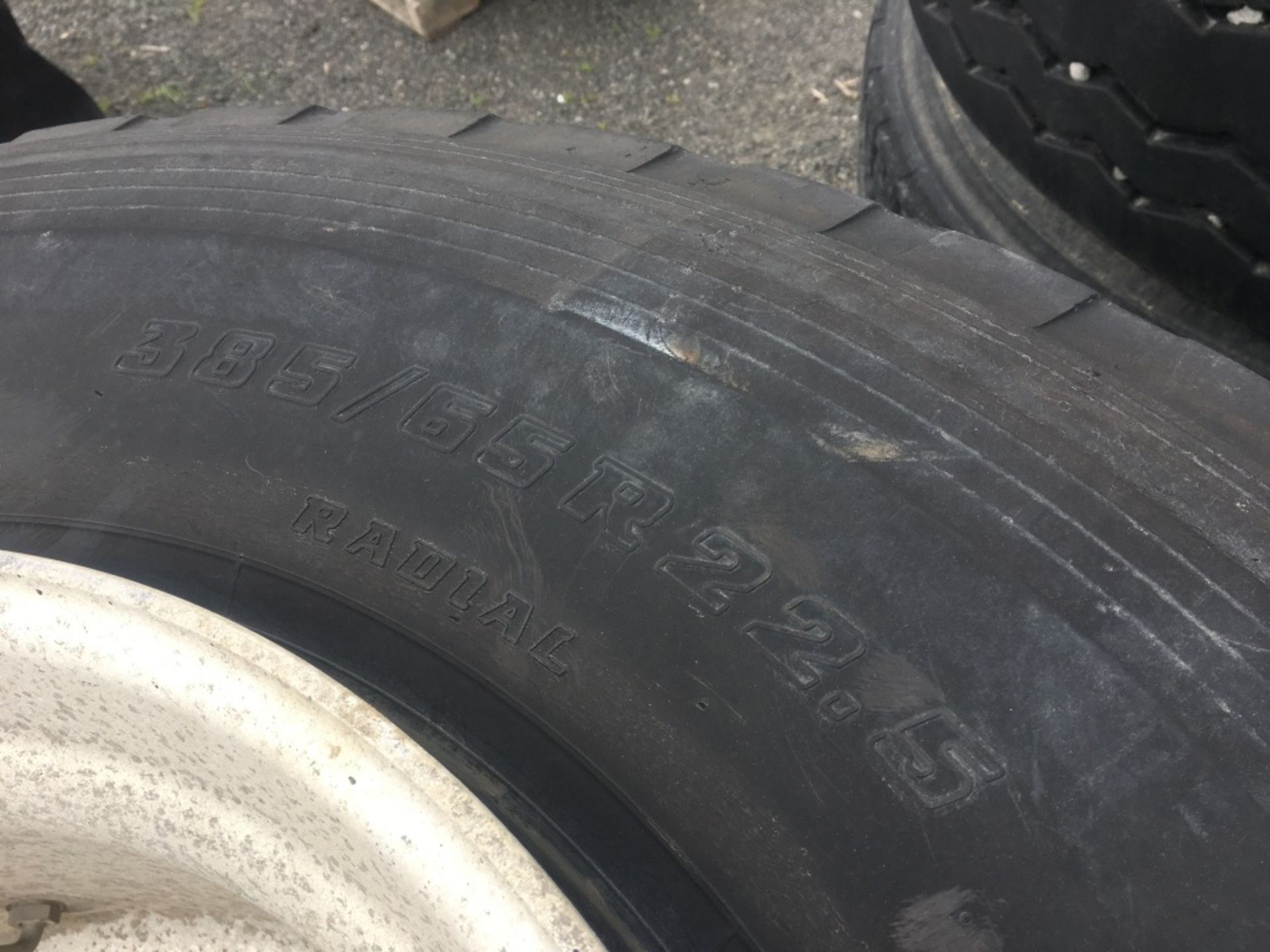 Mounted 385/65R22.5 Tires Qty 6 - Image 5 of 6