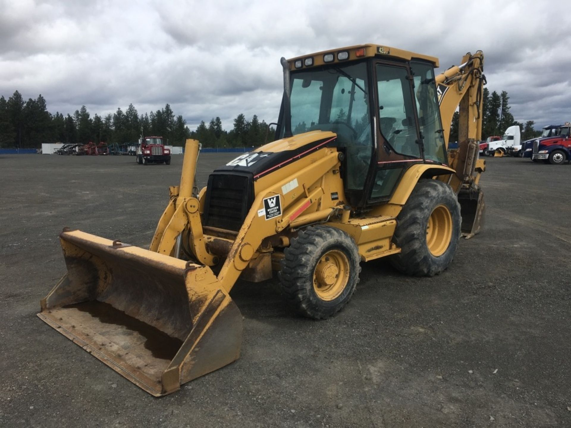 2004 Caterpillar 420D 4x4 Loader Backhoe