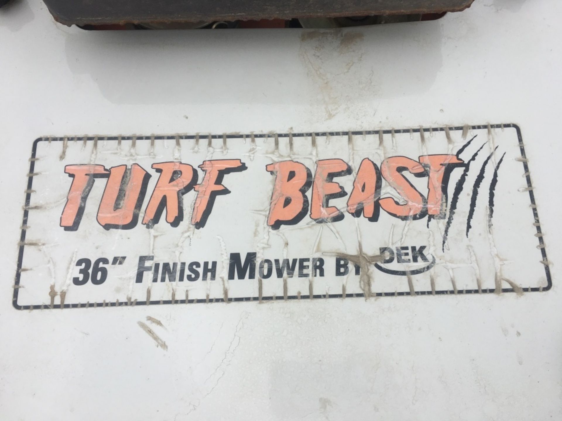 Turf Beast 36in Brush Finish Mower - Image 3 of 10