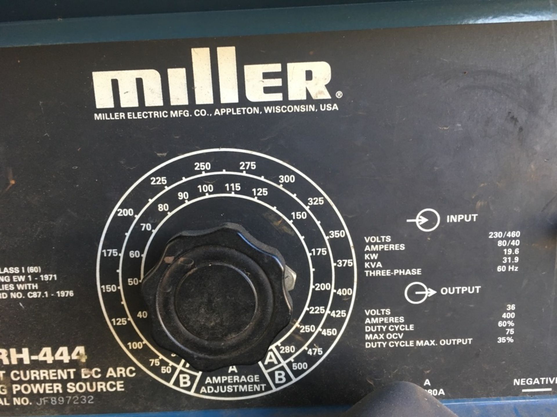 Miller SRH-444 Welder - Image 8 of 10