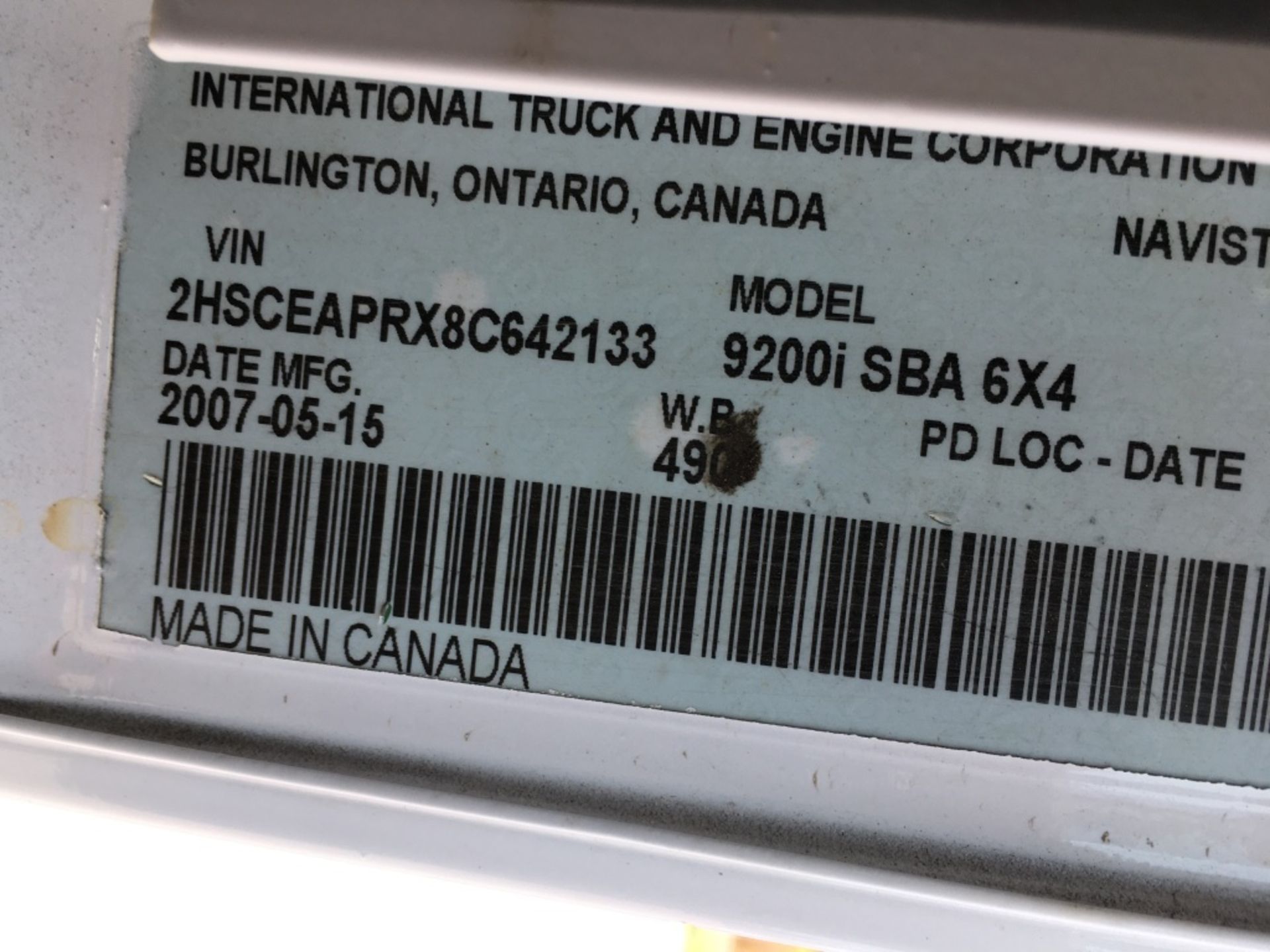 2008 International 9200i T/A Truck Tractor - Image 22 of 22
