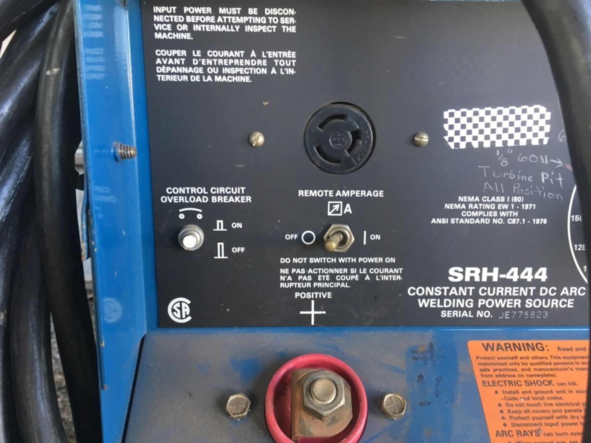 Miller SRH-444 Welder - Image 11 of 13