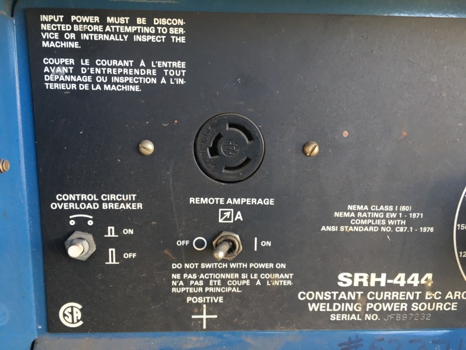 Miller SRH-444 Welder - Image 7 of 10