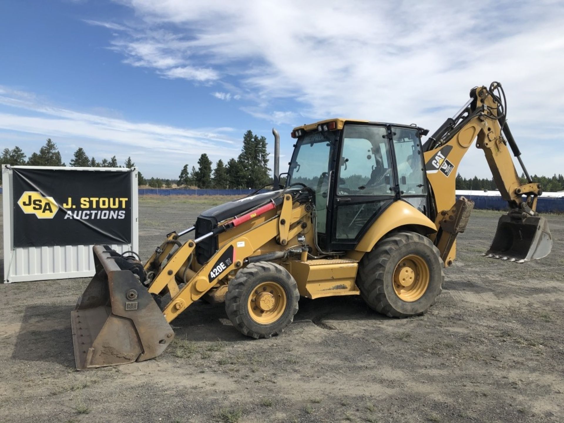 2008 Caterpillar 420E IT 4x4 Loader Backhoe