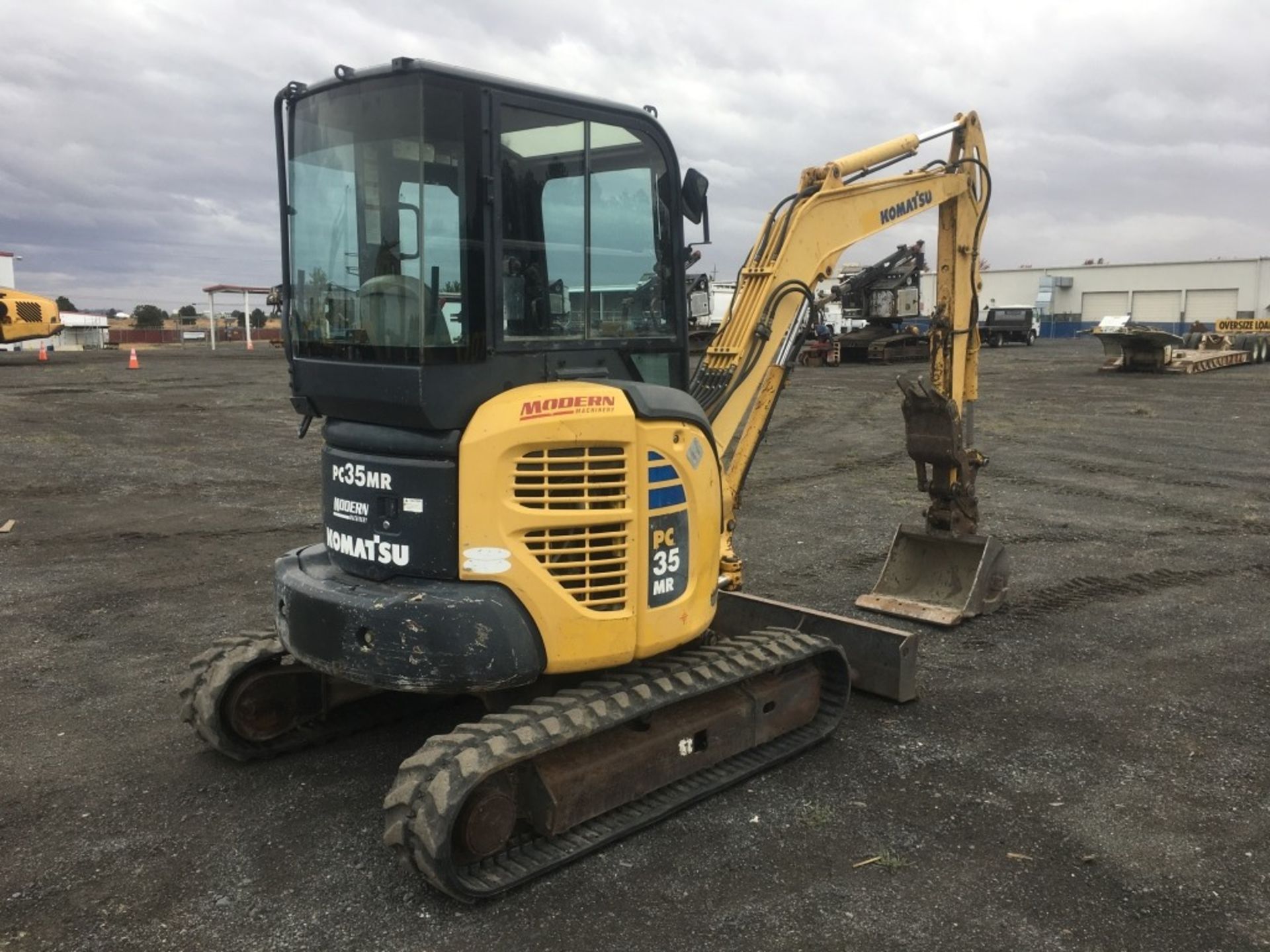 2005 Komatsu PC35MR-2 Mini Hydraulic Excavator - Image 3 of 25