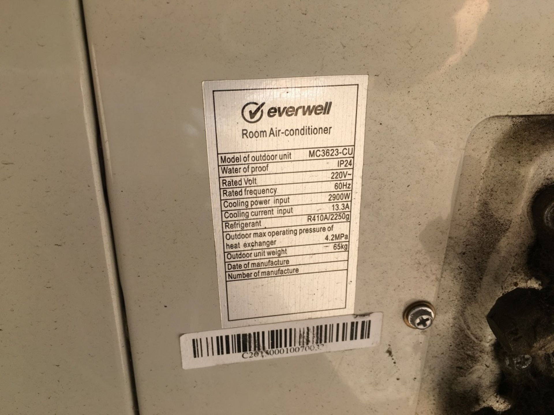 Everwell MC3623 Air Conditioner - Image 5 of 6