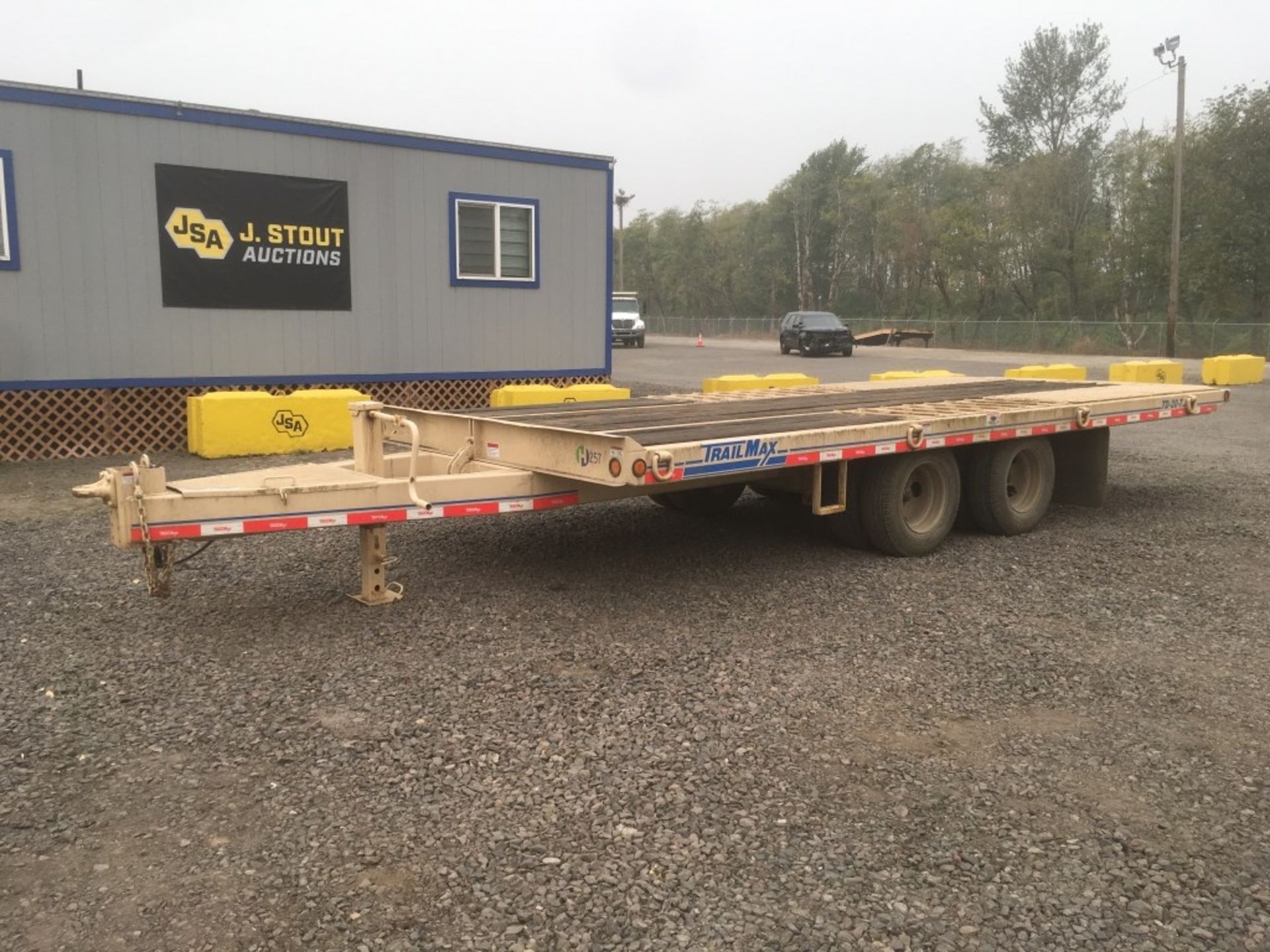 1990 Trailmax TD-20-T T/A Equipment Trailer