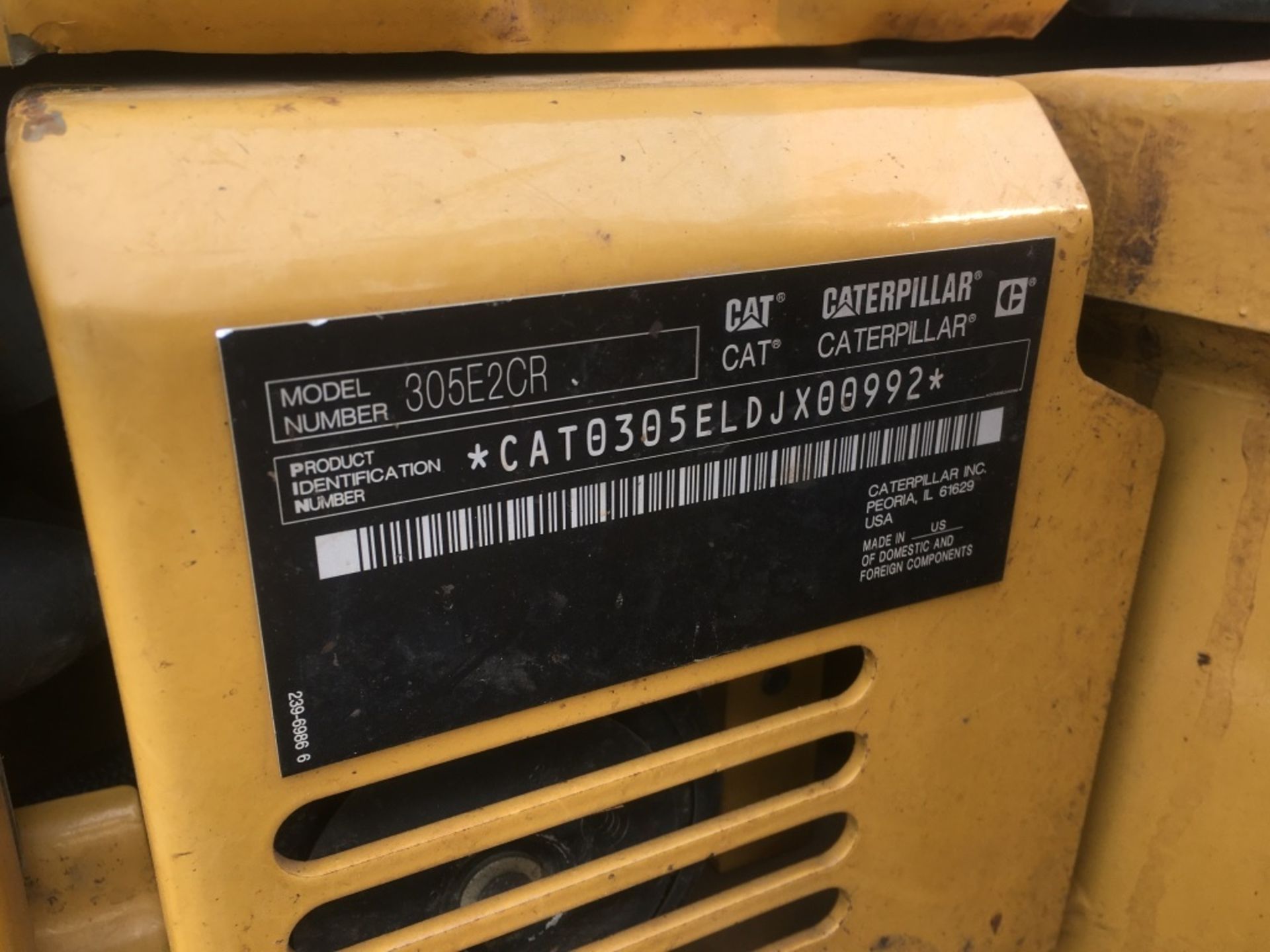 2015 Caterpillar 305ECR Mini Hydraulic Excavator - Image 29 of 29